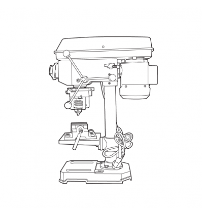 Станок сверлильный Vitals GU 1655SM