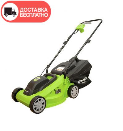 Электрическая газонокосилка Greenworks GLM1232